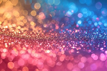 Wall Mural - Glitter shaped pattern bokeh effect background glitter backgrounds light.