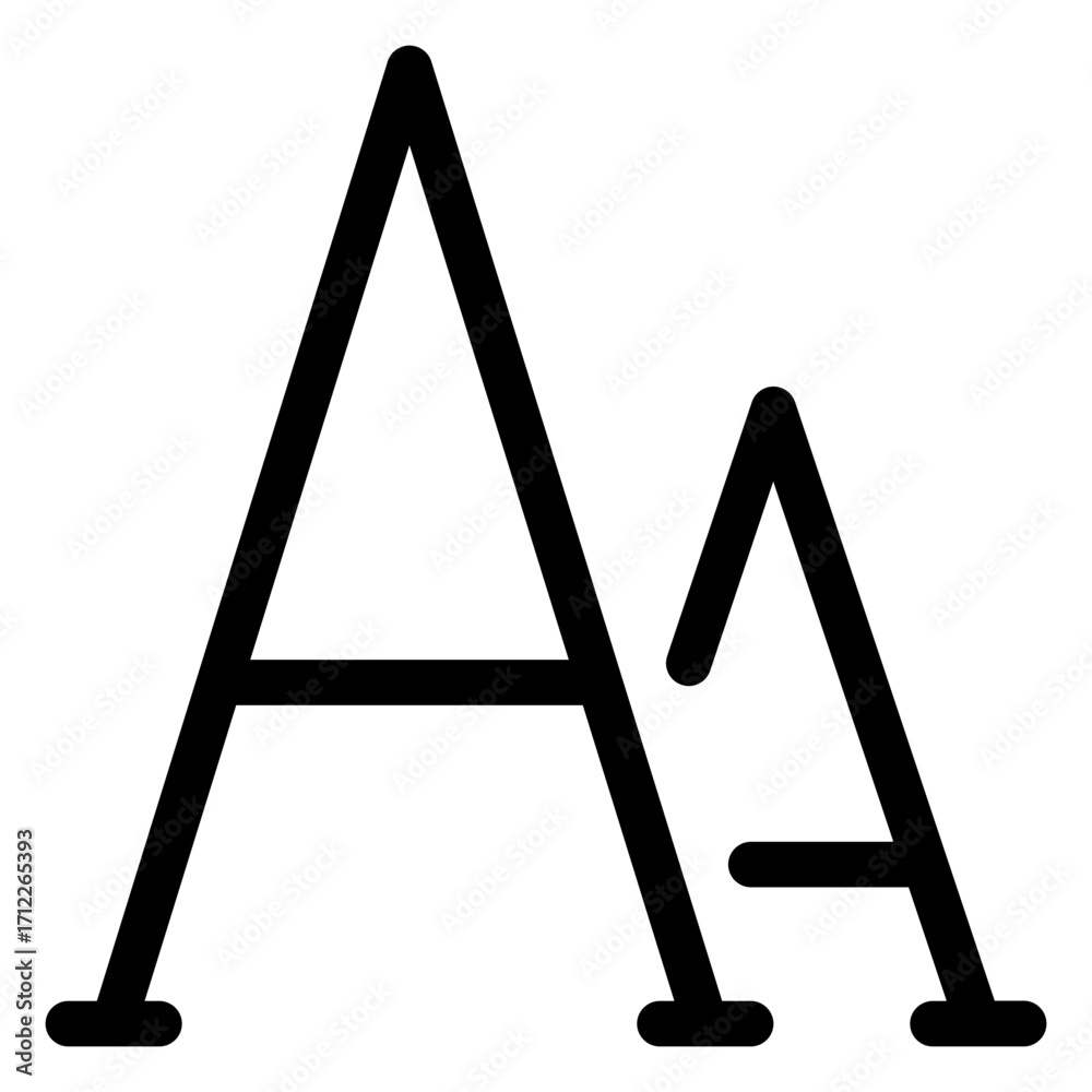 Adjustable font size settings for enhancing text readability in digital ...