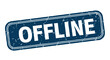 © Muginandaru - Dark blue rectangular stamp with the word 'Offline' in white, distressed effect.