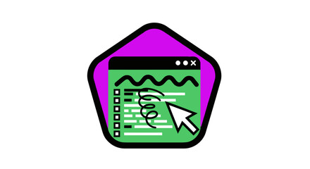 Web Development Coding Interface.