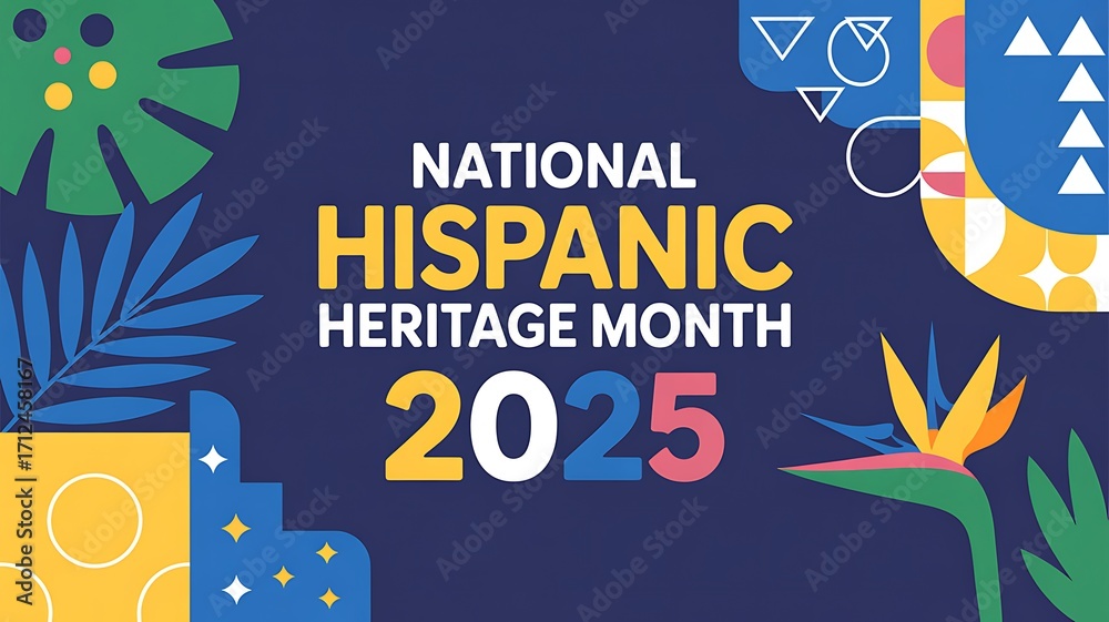 Celebrate National Hispanic Heritage Month 2025 with vibrant colors and ...