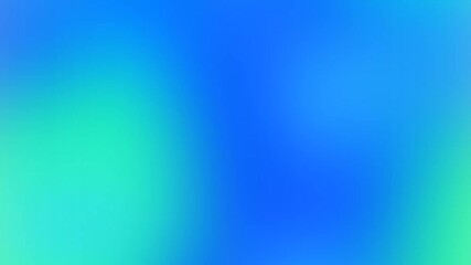 Wall Mural - Blue green smooth gradient texture abstract background animation