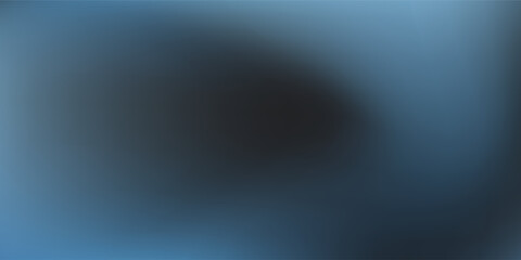 Wall Mural - Black blue soft light abstract motion , Noise intensive Holographic blend blur smooth simple presentation design. futuristic minimal modern