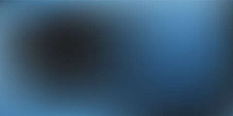 Wall Mural - Black blue soft light abstract motion , Noise intensive Holographic blend blur smooth simple