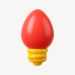 Wall Mural - colorful bulb digital illustration.