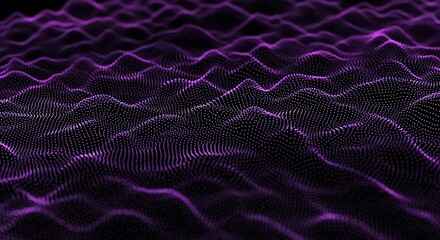Abstract Purple Wave Pattern.