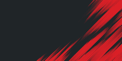 Wall Mural - background, contrast red and black color abstract template for business design. technology style. yo