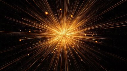 Abstract exploding light burst