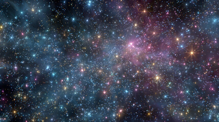 Wall Mural - Abstract light sparkles stars celebration transparent background texture - Generative AI