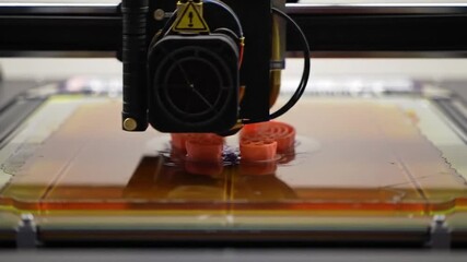 Captivating 3D Printing Process Close-Up: Witnessing Additive Manufacturing Innovation