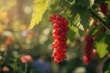 Wall Mural - Garden harvested red currants