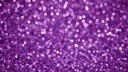 Wall Mural - Holiday abstract design with purple glitter and glowing light space