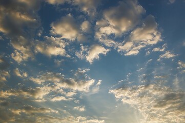 Wall Mural - breathtaking capture of a dusk sky - artistic natural landscape