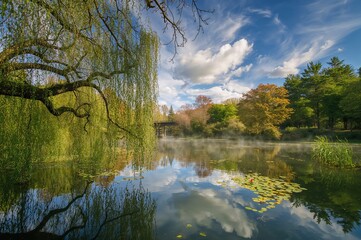 Wall Mural - Stunning Water Garden Scene