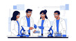 © Khaliq - Diverse team of scientists conducting research in a modern laboratory setting meticulously