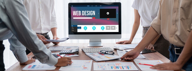 Website design software provide brisk template for online retail business and e-commerce