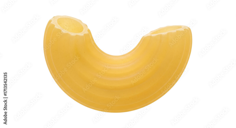 Single elbow macaroni noodle isolated PNG with Transparent Background ...