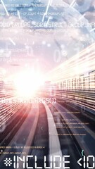Software development, application programming code and tacit computer coding . Concept of smart digital transformation and technology disruption that changes global trends in new information era .