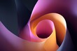 © c80 - Colorful abstract spiral design creating a captivating visual effect with shades of purple, orange, and pink in a dark background
