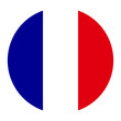 © Arta - france circular flag vector