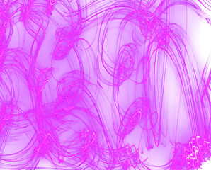 Wall Mural - abstract pink light overlay effect light trail leak design element isolated on transparent backgroun