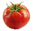 © Fude - Fresh, ripe tomato, covered in water droplets (1)