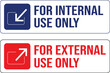 © CLICKEDGE GFX - Internal and external use only stamps for documents and data