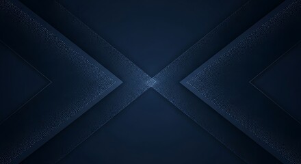 Canvas Print - Dark Blue Geometric Overlap with Subtle Sparkle Texture and Light Accent abstract navy
