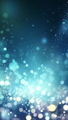Wall Mural - Elegant Abstract Festive Backdrop with Bokeh, Sparkling Lights, and Colorful Gradient Effects