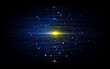 © fanjianhua - Abstract Digital Network Structure with Bright Central Node