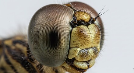 Dragonfly Eye: Intricate Facets of Nature's Winged Hunter