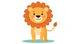 © Mita - Cute Cartoon Lion Illustration.