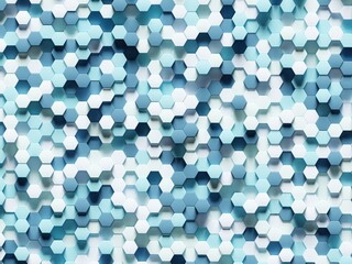 Wall Mural - Colorful Hexagonal Patterns Create a Vibrant Background Design