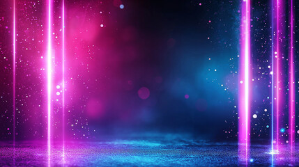 Wall Mural - Abstract background with colorful sparkles great for holiday backgrounds.