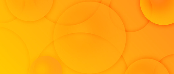 Canvas Print - Modern orange graphic design element cutout style concept for web banner
