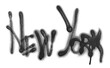 Photo graffiti, spray stain paint word, isolated on white	