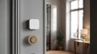© Honey - Modern smart home device seamlessly integrated into elegant entryway design