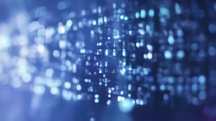 Abstract light bokeh background with blue tones