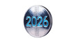 © Marc - A shiny silver coin with the year 2026 embossed on it.