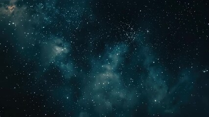 Wall Mural - An  of a cosmic nebula, showcasing the vast expanse of space filled with stars and nebulous clouds.