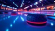 © NURUL - Neon Curling Rocks A modern ice sport.