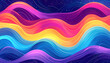 © DWI - Colorful Abstract Waves Background with Gradient and Flowing Lines.