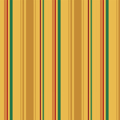 Wall Mural - Colorful stripped seamless pattern in yellow green red.Vertical stripes lines abstract repeat pattern vector illustration background wallpaper for fabric and prints.