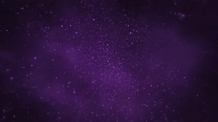 Wall Mural - Seamlessly looping video showcasing wispy purple cosmic dust particles slowly expanding and dissipating atmospheric, galaxy, seamlessly looping video