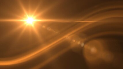 Wall Mural - smooth lens flare simulation abstract looping motion background lens, overlay, modern
