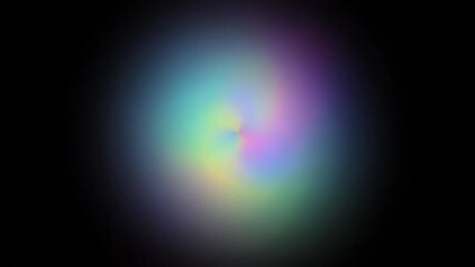 Wall Mural - soft rainbow aura effects gently expand and contract in a tranquil, seamlessly looping visual for me