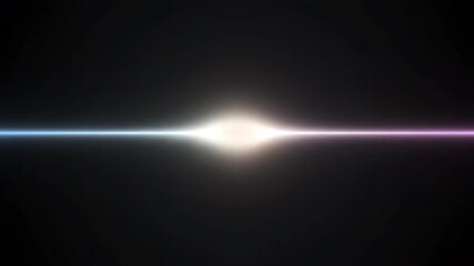 Wall Mural - subtle horizontal light pulse expanding and receding with a gentle glow, presenting a calm, seamless