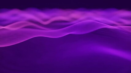 Wall Mural - wavy purple and pink light beams undulating smoothly, creating a vibrant and dreamy, seamlessly loop