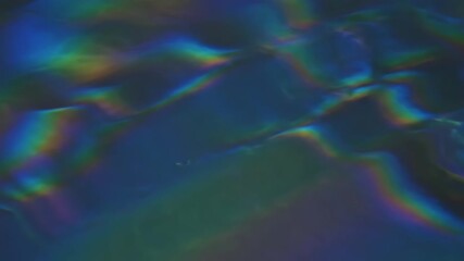 Wall Mural - wavy, distorted prism reflections shimmer and flow in a captivating, seamlessly looping abstract bac
