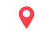 © ZC - Red location pin icon map pointer gps navigation destination mark